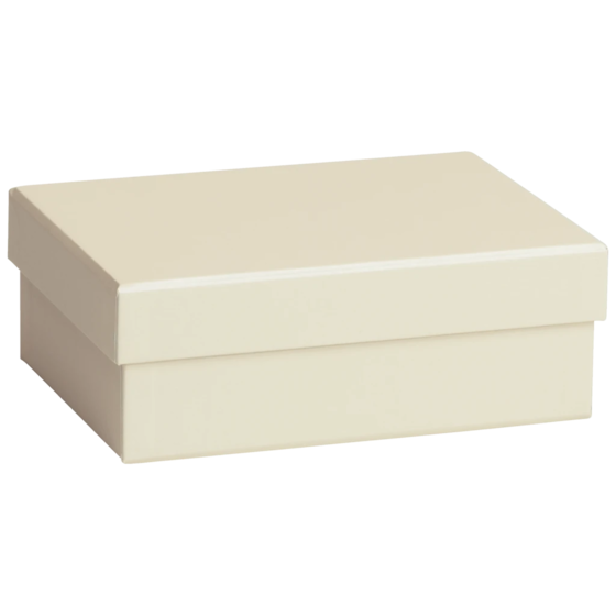 Geschenkbox One Colour | 16,5×6×12 cm, hellbeige