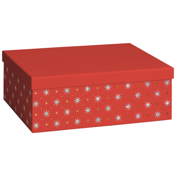 Geschenkbox „Zidonia“ | 24×12×33 cm, 120 g/m², rot