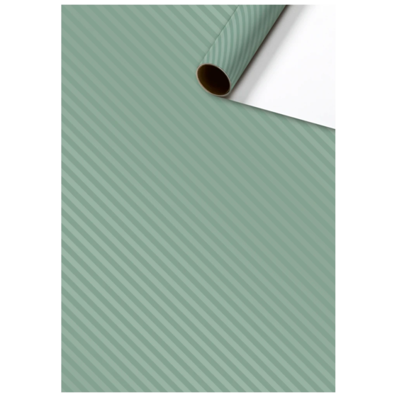 Geschenkpapier „Stribe“ | 70 cm × 2 m, 80 g/m², salbei