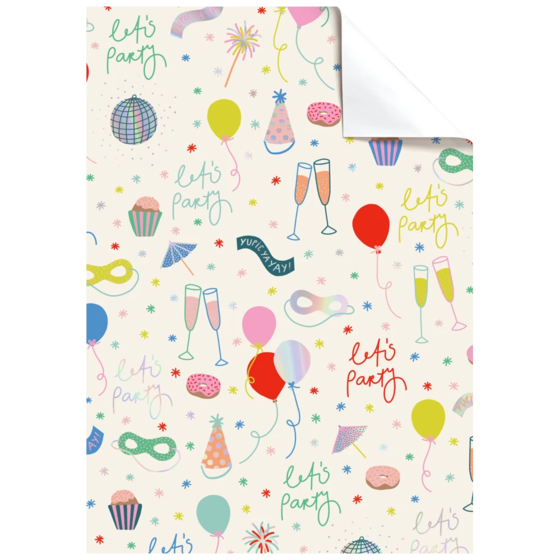 Geschenkpapier-Bogen „Sasha“ | 50×70 cm, 70 g/m², beige