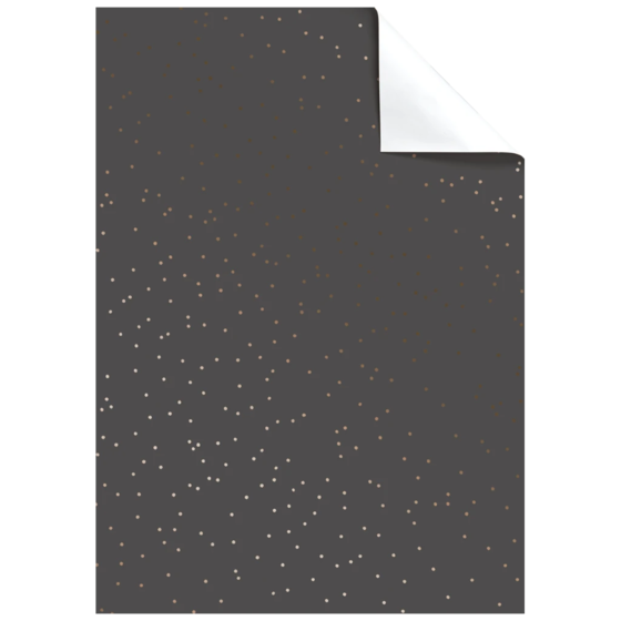 Papier cadeau « Yvie » | 70×70 cm, 76 g/m², anthracite
