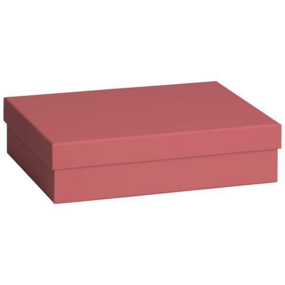 Geschenkbox „Uni Pure bordeaux“ | 16,5×6×24 cm, bordeaux