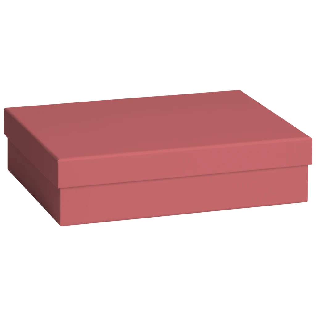 Geschenkbox „Uni Pure bordeaux“ | 16,5×6×24 cm, bordeaux