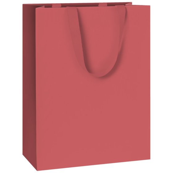 Geschenktasche „Uni Pure bordeaux“ | 23×30×13 cm, 250 g/m², bordeaux