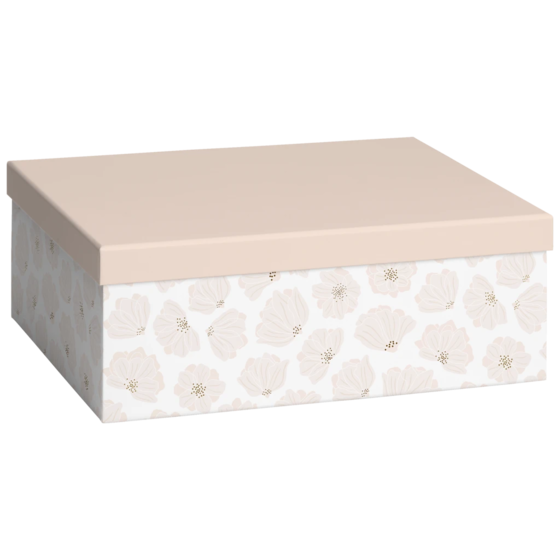 Geschenkbox „Hether“ | 24×12×33 cm, 120 g/m², altrosa