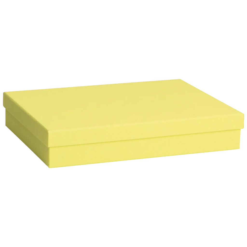 Geschenkbox One Colour | 33×6×24 cm, gelb