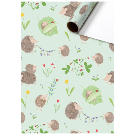 Geschenkpapier „Riccio“ | 70 cm × 2 m, 80 g/m², pastellgrün