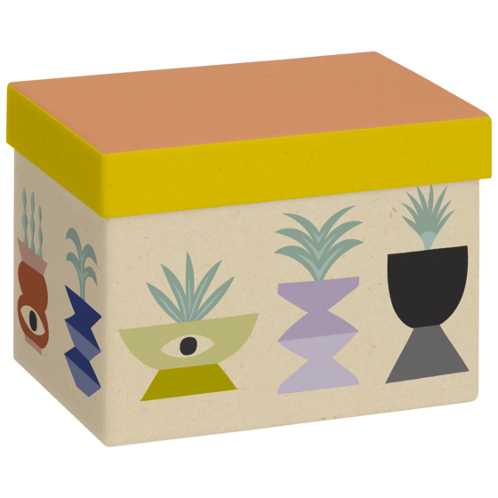 Geschenkbox „Shani“ | 12×12×16,5 cm, hellbraun