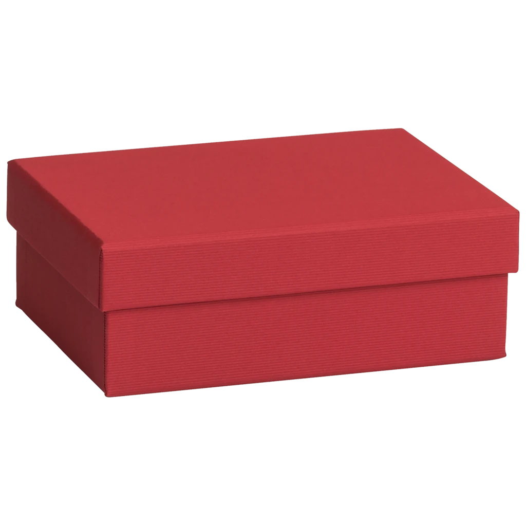 Geschenkbox One Colour | 16,5×6×12 cm, dunkelrot