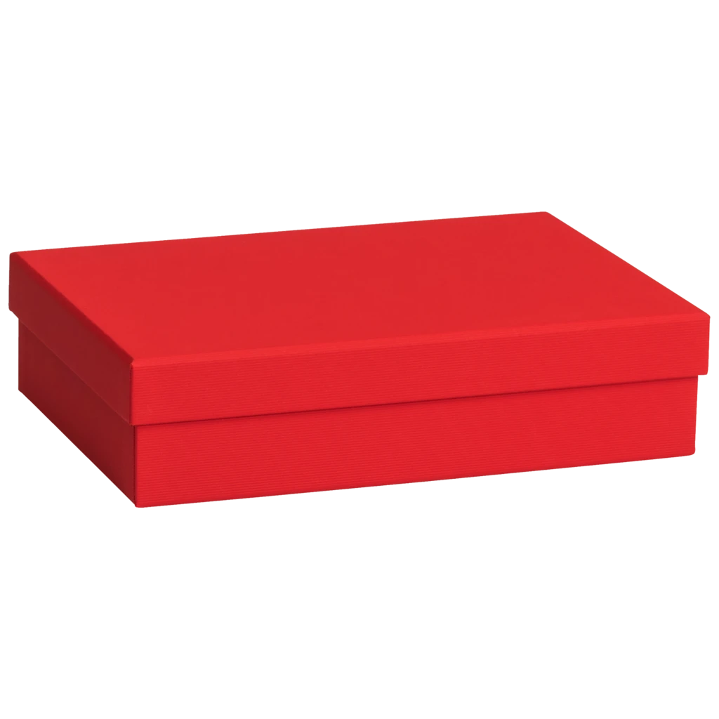 Geschenkbox One Colour | 24×6×16,5 cm, rot