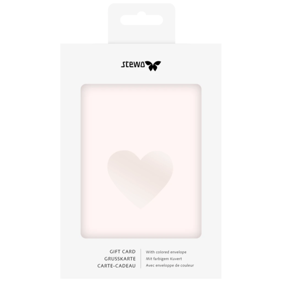Carte de vœux « Hether » avec enveloppe assortie | beige clair