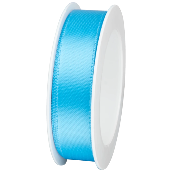 Geschenkband | Satin Polyester, 15 mm × 4 m, hellblau
