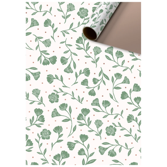 Papier cadeau « Olena » | 70 cm × 2 m, 70 g/m², blanc