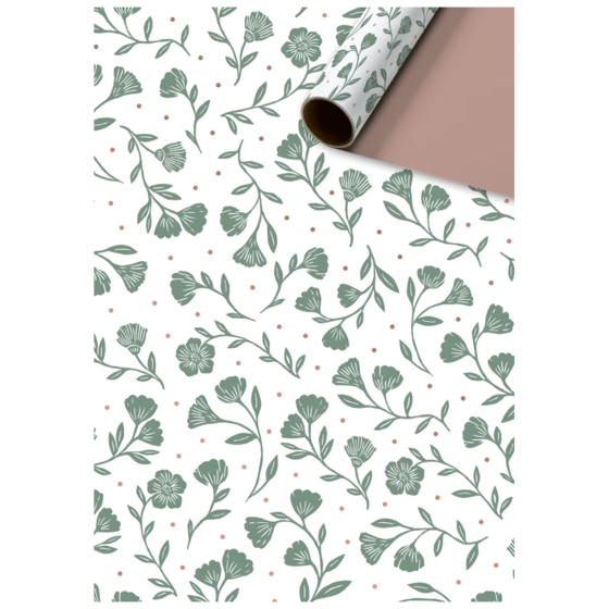 Geschenkpapier „Olena“ | 70 cm × 2 m, 70 g/m², weiß