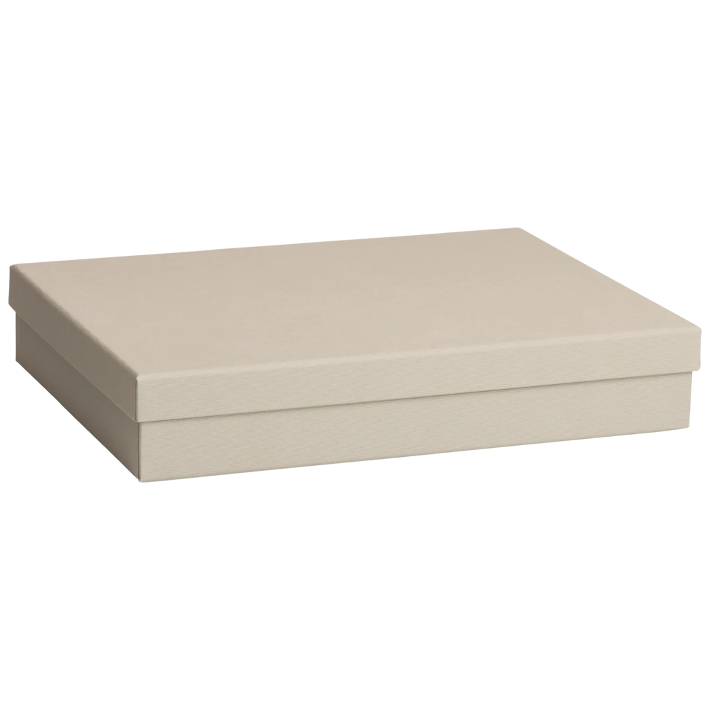 Geschenkbox One Colour | 33×6×24 cm, hellgrau