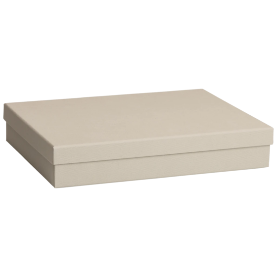 Geschenkbox One Colour | 33×6×24 cm, hellgrau