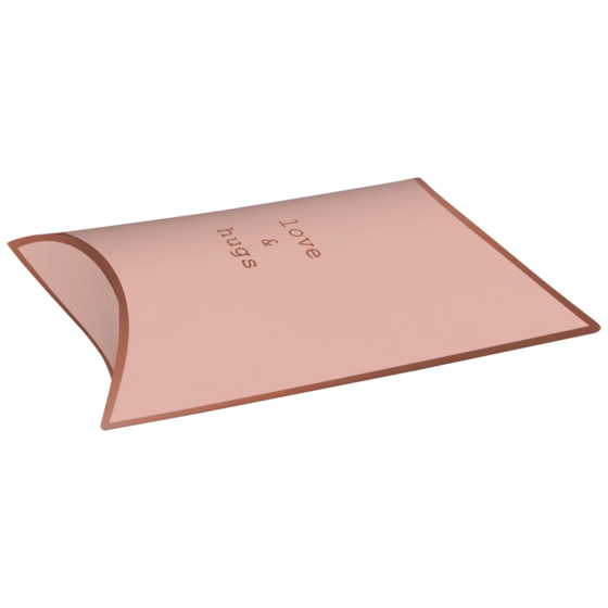 Faltschachteln „Paro“ | 10×11×2,5 cm, 210 g/m², altrosa, 3 Stück