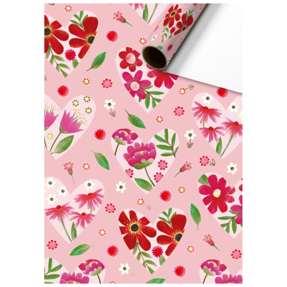 Geschenkpapier „Adina“ | 70 cm × 2 m, 80 g/m², pink