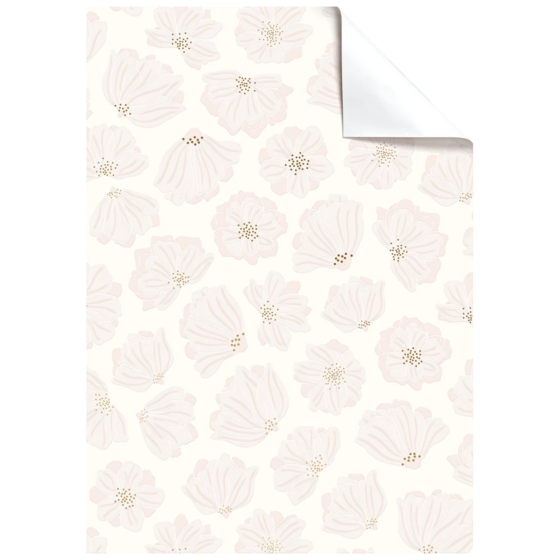 Geschenkpapier-Bogen „Hether“ | 100×70 cm, 80 g/m², weiß