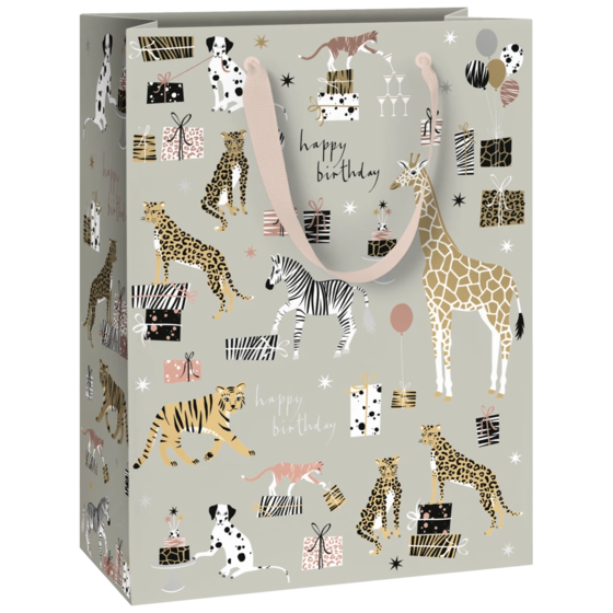 Geschenktasche „Valentino“ | 23×30×13 cm, 230 g/m², grau
