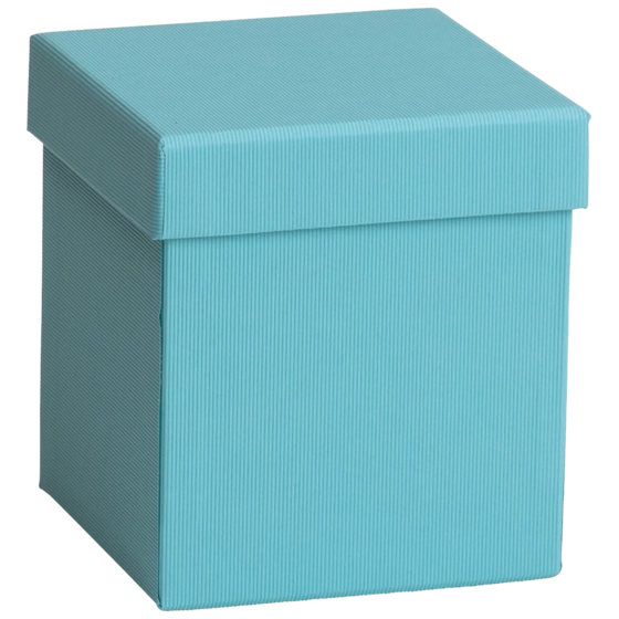 Geschenkbox One Colour | 11×11×12 cm, hellblau