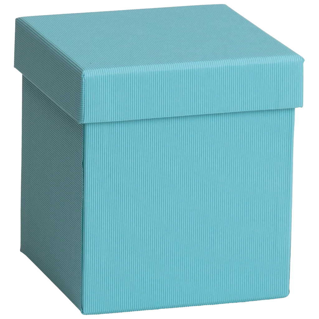 Geschenkbox One Colour | 11×11×12 cm, hellblau