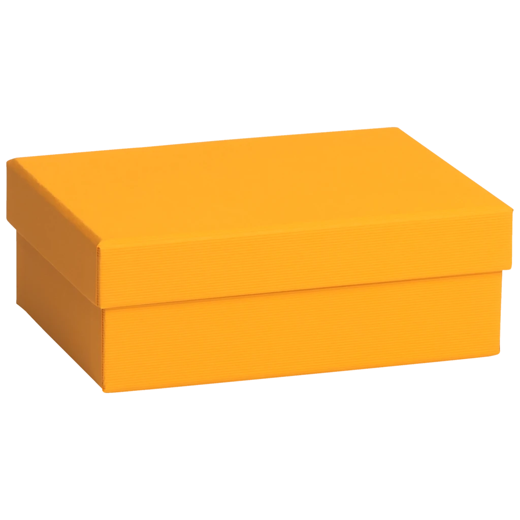 Boîte cadeau One Colour | 16,5×6×12 cm, orange foncé