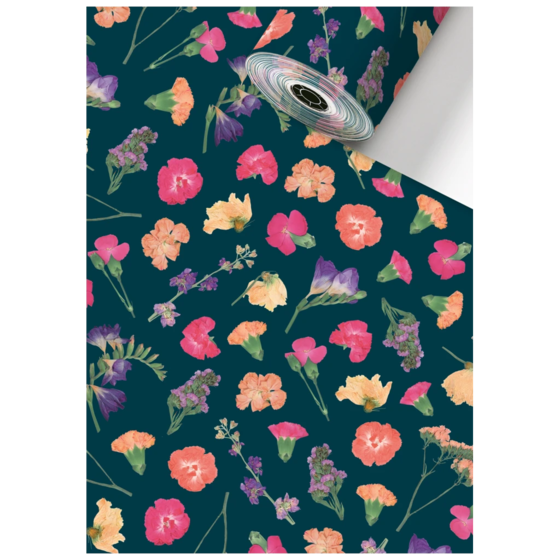 Geschenkpapier „Maila“ | 70 cm × 150 m, 80 g/m², petrol