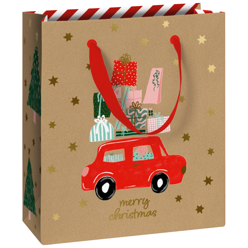 Gift Bag “Anette” | 18×21×8 cm, 250 gsm, light brown