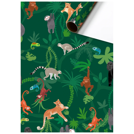 Geschenkpapier „Lauro“ | 70 cm × 2 m, 80 g/m², dunkelgrün