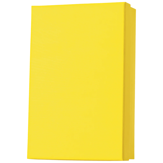 Boîte cadeau One Colour | jaune, 10 Tailles
