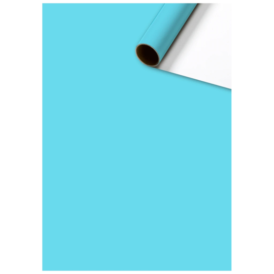 Gift Wrapping Paper “Uni Plain” One Colour | 70 cm × 2 m, 80 gsm, light blue