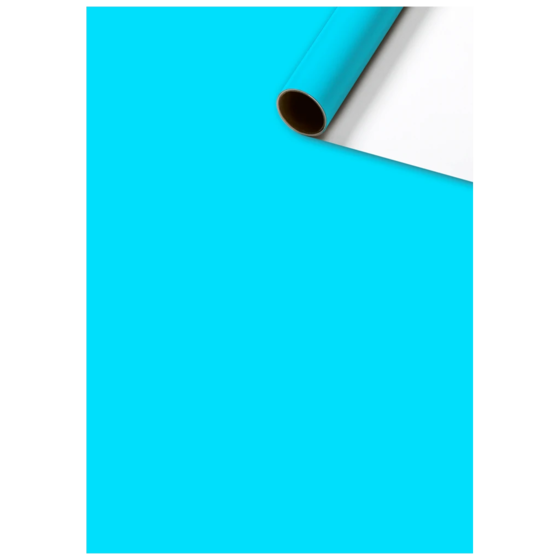 Geschenkpapier „Uni Plain“ One Colour | 70 cm × 2 m, 80 g/m², hellblau
