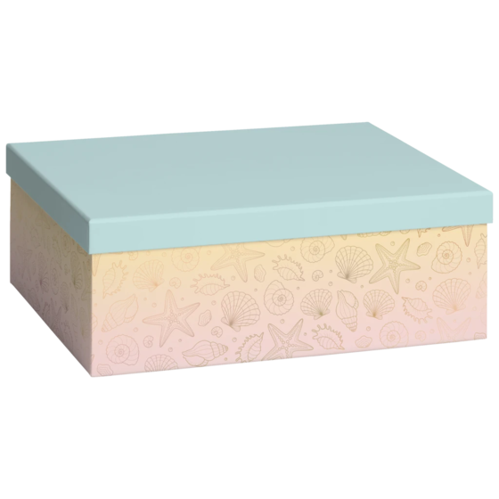 Geschenkbox „Sereia“ | 24×12×33 cm, 120 g/m², mehrfarbig