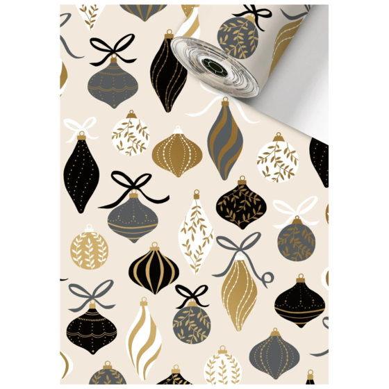 Geschenkpapier Sécaré-Rolle „Lorena“ | 70 cm × 250 m, 80 g/m², beige