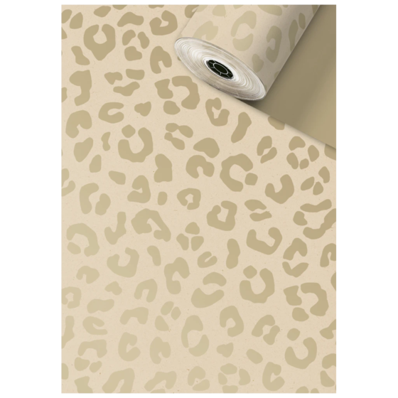Geschenkpapier „Beda“ | 70 cm × 150 m, 80 g/m², beige/gold