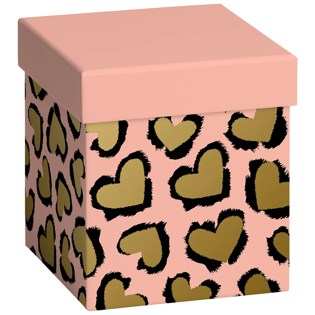Geschenkbox „Cassy“ | 11×12×11 cm, rosa