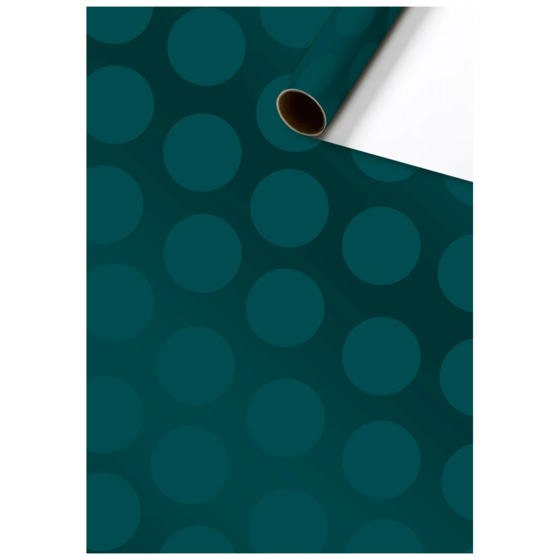 Papier cadeau « Vanda » | 70 cm × 1,5 m, 76 g/m², émeraude