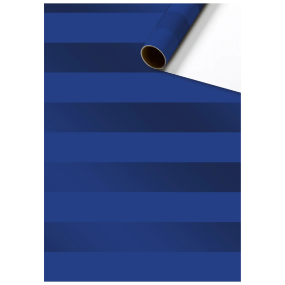 Gift Wrapping Paper “Bas” | 70 cm × 1,5 m, 76 gsm, dark blue