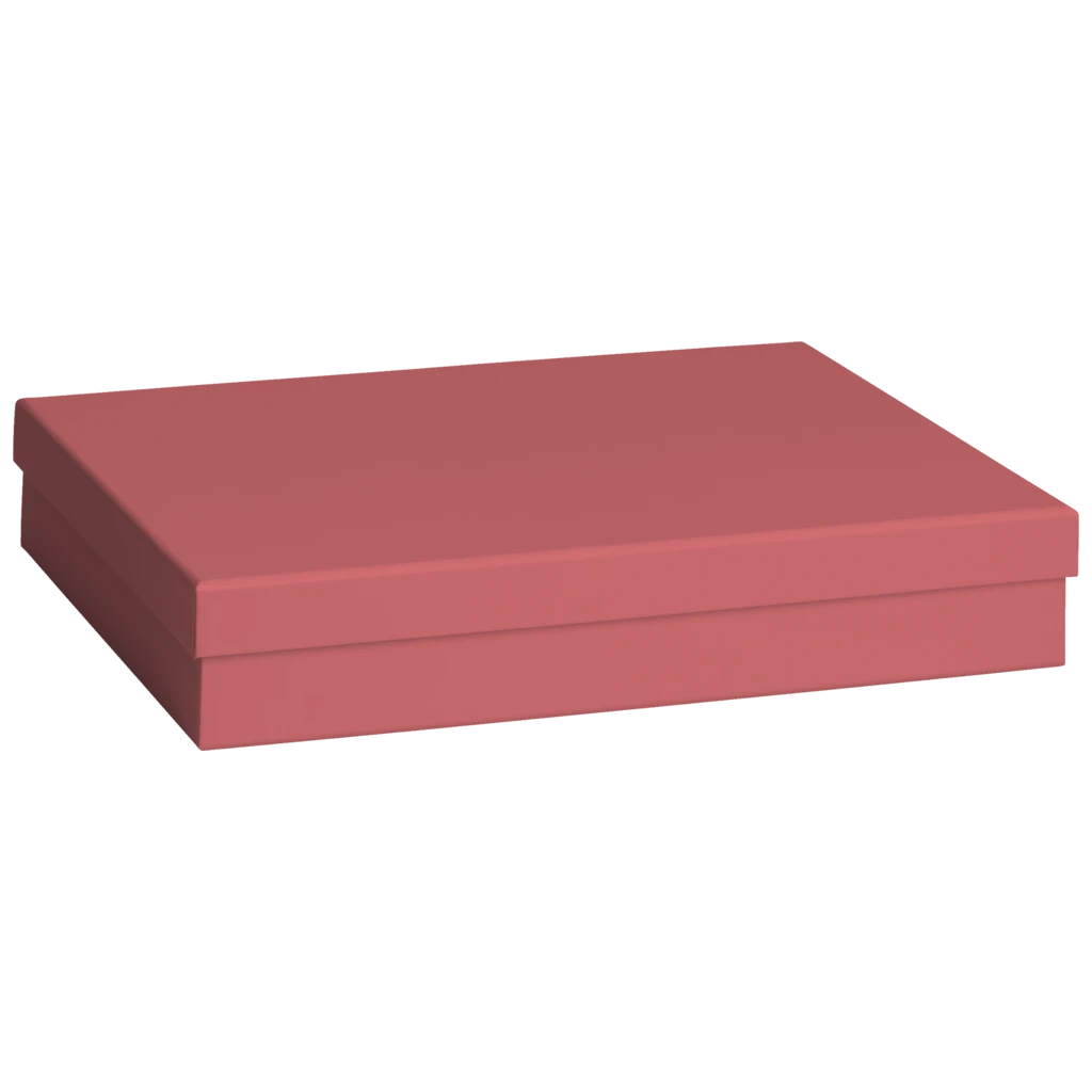 Geschenkbox „Uni Pure bordeaux“ | 24×6×33 cm, bordeaux