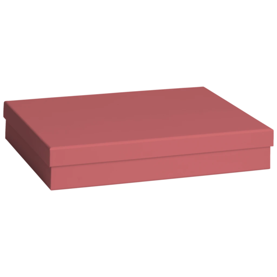 Geschenkbox „Uni Pure bordeaux“ | 24×6×33 cm, bordeaux