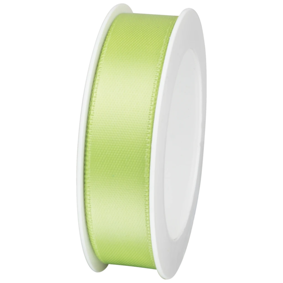 Geschenkband | Satin Polyester, 15 mm × 4 m, hellgrün