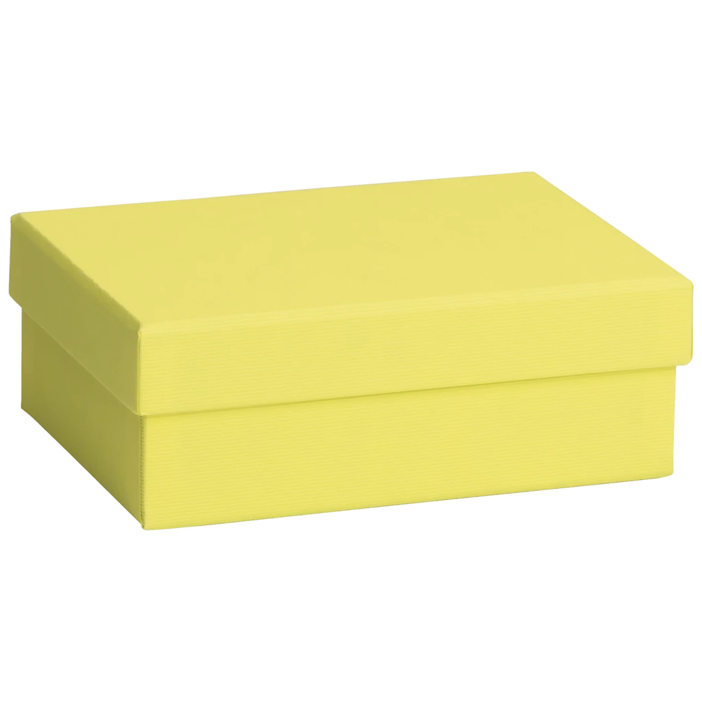 Geschenkbox One Colour | 16,5×6×12 cm, gelb