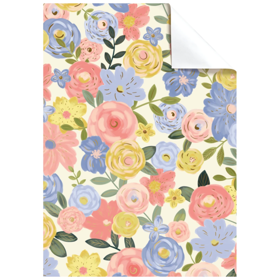 Geschenkpapier-Bogen „Odile“ | 50×70 cm, 70 g/m², mehrfarbig