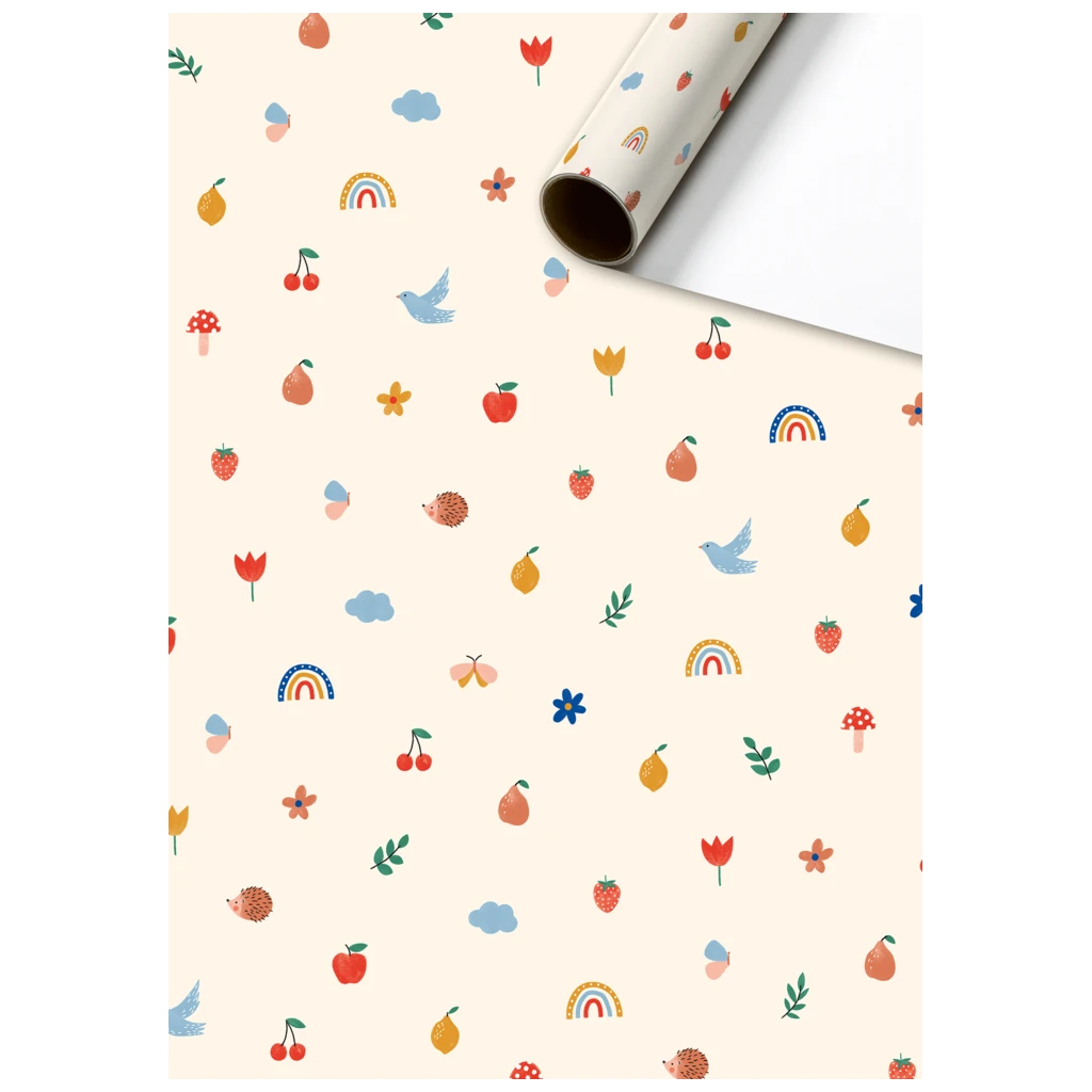 Geschenkpapier „Misha“ | 70 cm × 2 m, 80 g/m², beige