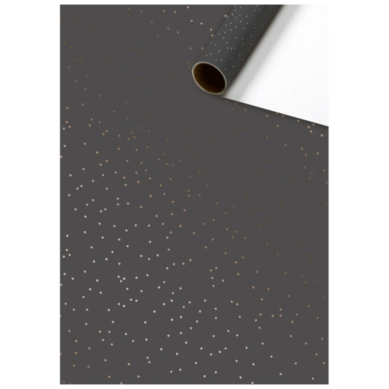 Papier cadeau « Yvie » | 70 cm × 1,5 m, 76 g/m², anthracite