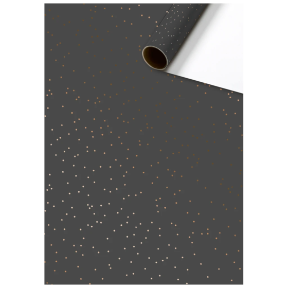 Geschenkpapier „Yvie“ | 70 cm × 1,5 m, 76 g/m², anthrazit