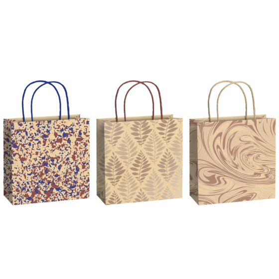 Gift Bag Set “Solea” | 20×20×8 cm, 200 gsm, beige