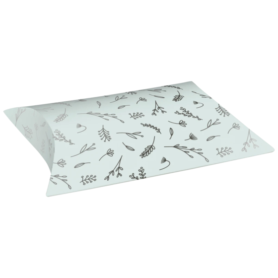 Faltschachteln „Eldana“ | 16×11×2,5 cm, 210 g/m², mintgrün, 3 Stück