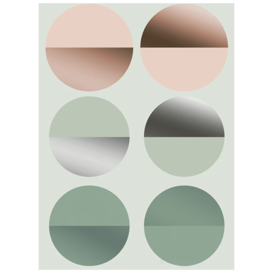 Aufkleber Bogen „Stribe“ | 110×150 mm, 4 Blatt